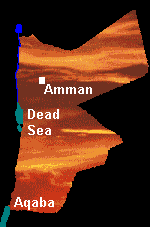 Map of Jordan